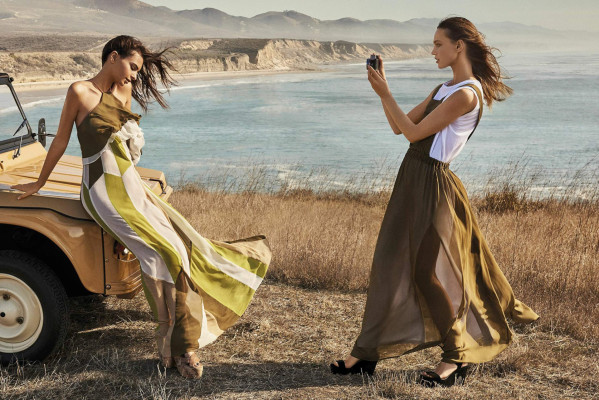 Sasha Pivovarova - Twinset Spring Summer Campaign