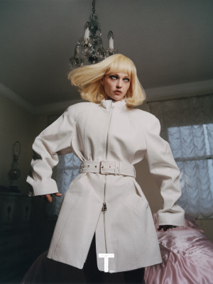 Sasha Pivovarova ~ T Magazine China March 2024 by Dan Beleiu