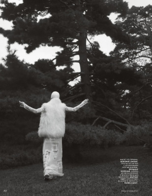 Sasha Pivovarova - by Emma Summerton Vogue Russia November 2018