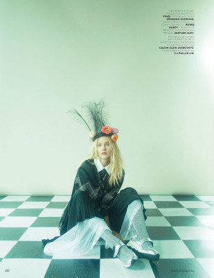 Sasha Pivovarova - by Emma Summerton Vogue Russia November 2018