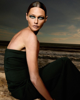Sasha Pivovarova ~ Zara Makeup spring 2023 editorial by Carlijn Jacobs