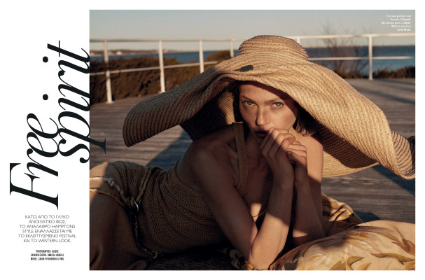 Sasha Pivovarova - by Alique Vogue Greece April 2019