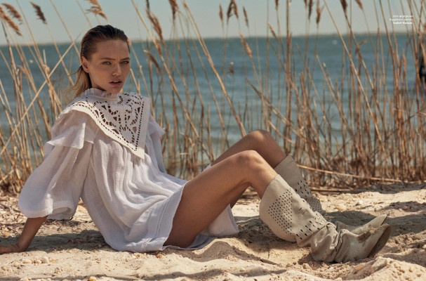 Sasha Pivovarova - by Alique Vogue Greece April 2019