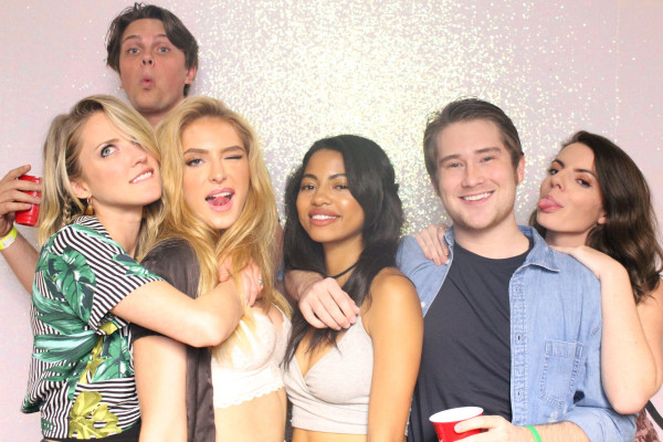 Saxon Sharbino - Pre-Coachella party photo booth