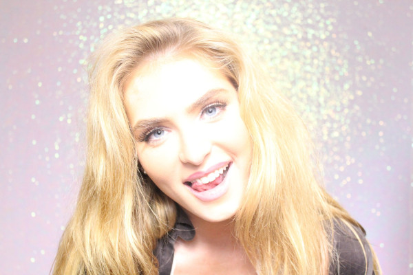Saxon Sharbino - Pre-Coachella party photo booth