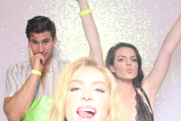 Saxon Sharbino - Pre-Coachella party photo booth