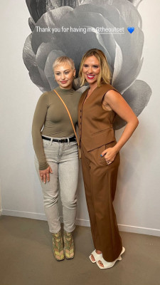 Scarlett Johansson - The Outset Exfoliating Launch in Los Angeles 09/22/2022