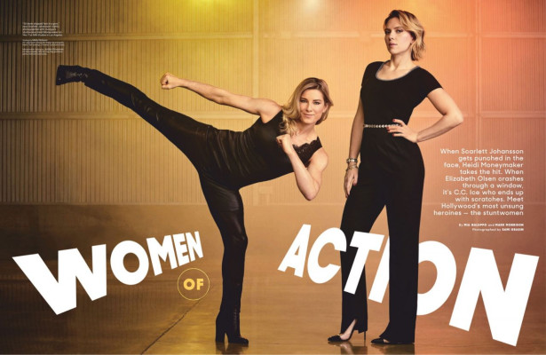 Scarlett Johansson and Heidi Moneymaker – The Hollywood Reporter 12/01/2018