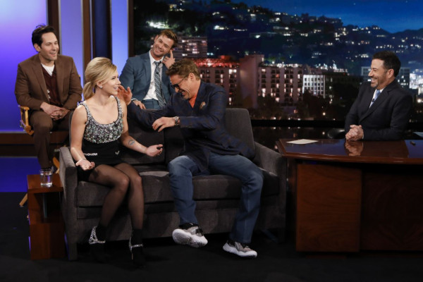 Scarlett Johansson, Robert Downey Jr., Paul Rudd and Chris Hemsworth – Jimmy Kim