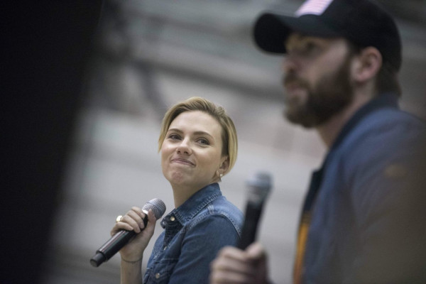 Scarlett Johansson – USO Visit at Forward Operating Base Gamberi in Afghanistan 