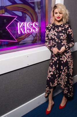Selena Gomez - KISS FM Studio in London 12/04/2017