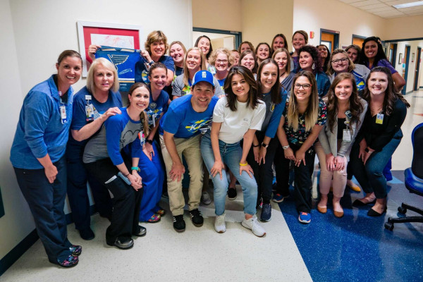 Selena Gomez - Children&#039;s Mercy Hospital in Kansas City 06/07/2019