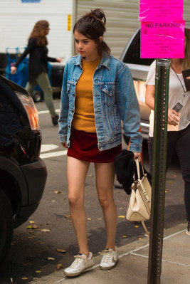Selena Gomez - On the set of new movie in New York September 2017