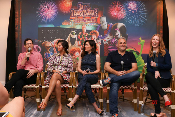 Selena Gomez - Hotel Transylvania 3 Summer Vacation press junket 06/28/2018