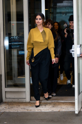 Selena Gomez - Leaving the Music Choice in New York 10/29/2019