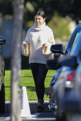 Selena Gomez - Church Service In Irvine, CA 12/30/2018