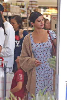 Selena Gomez in Long Dress – Heads to church in Los Angeles