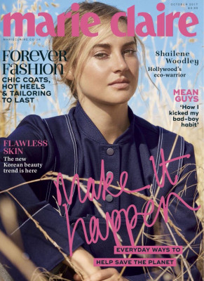 Shailene Woodley – Marie Claire UK October 2017 Issue