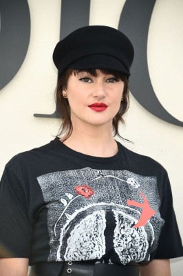 Shailene Woodley at Christian Dior Show at Paris Fashion Week 09/24/2018  