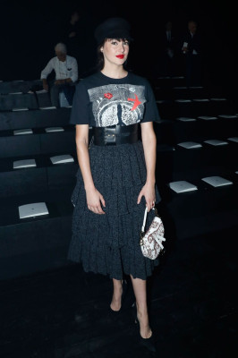 Shailene Woodley at Christian Dior Show at Paris Fashion Week 09/24/2018  