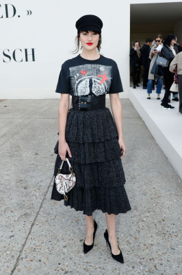 Shailene Woodley at Christian Dior Show at Paris Fashion Week 09/24/2018  