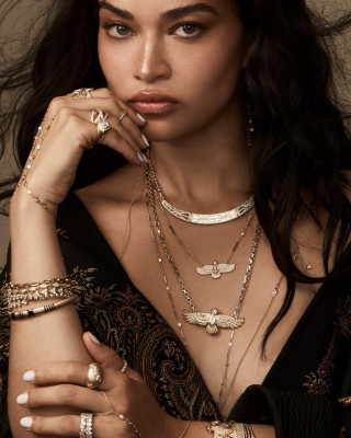 Shanina Shaik for Jacquie Aiche