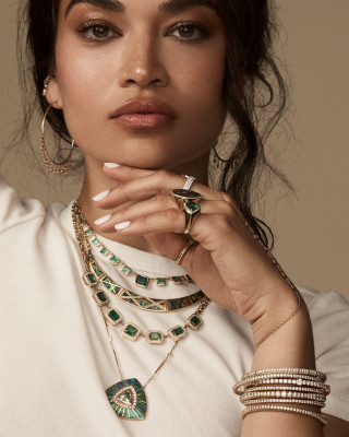 Shanina Shaik for Jacquie Aiche