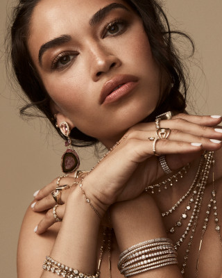 Shanina Shaik for Jacquie Aiche