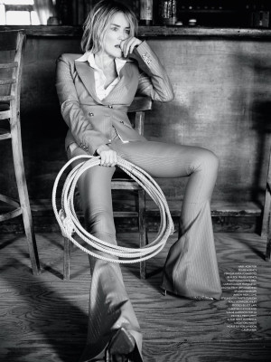 Sharon Stone by Michael Muller for Vogue Greece // 2020