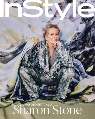 Sharon Stone – Instyle Magazine, February 2024