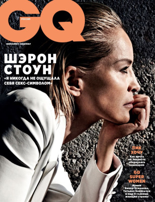 Sharon Stone – GQ Magazine Russia February 2020