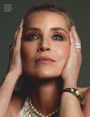 Sharon Stone – Harpers Bazaar Spain November 2019