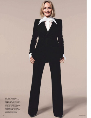 SHARON STONE in Vogue Magazine, Germany May 2020
