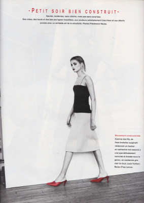 Sharon Van Der Knaap ~ Marie Claire France December 1998 by Friedmann Hauss