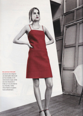 Sharon Van Der Knaap ~ Marie Claire France December 1998 by Friedmann Hauss