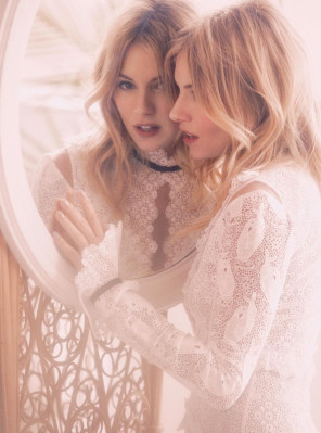 SIENNA MILLER in Harper’s Bazaar Magazine, April 2017