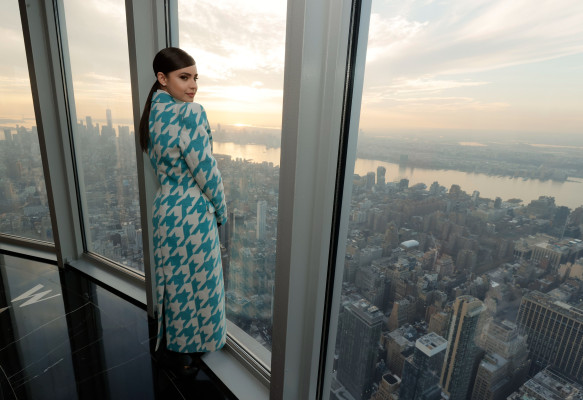Sofia Carson- Empire State Building for Unicef’s 75th Anniversary
