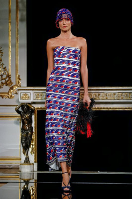 Sofia Resing for Giorgio Armani Prive Spring Summer 2019