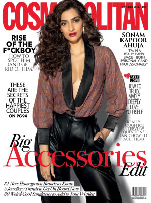 Sonam Kapoor – Cosmopolitan India September 2019 Issue