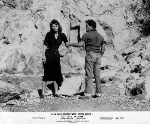 Софи Лорен - Мальчик на дельфине 1957 год