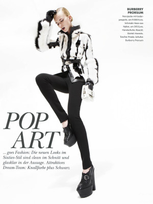 Sophie Holmes ~ Elle Germany by Katerina Tsatsanis