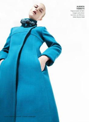Sophie Holmes for Elle Germany by Katerina Tsatsanis
