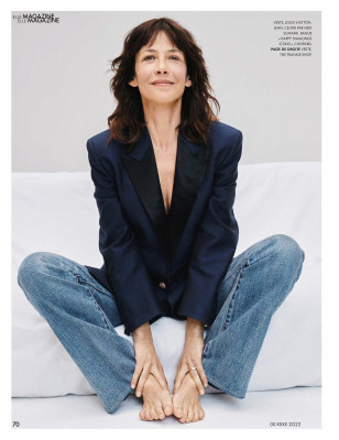 Sophie Marceau ~ Elle Mars 2022 by Jan Welters