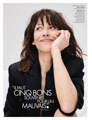 Sophie Marceau ~ Elle Mars 2022 by Jan Welters