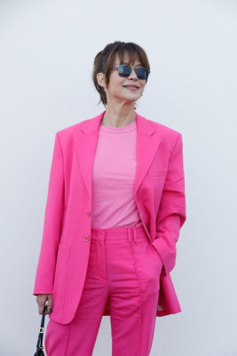 Sophie Marceau at Le Raphia Jacquemus SS 2023 in Le Bourget Paris 12-12-2022