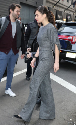 SOPHIE SKELTON Leaves Good Morning America in New York 02/12/2020