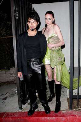 Sophie Turner - Leaving a Halloween Party in LA 10/31/2021