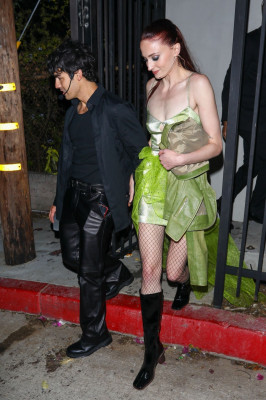 Sophie Turner - Leaving a Halloween Party in LA 10/31/2021