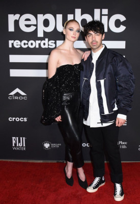 Sophie Turner and Joe Jonas – Republic Grammys After Party in LA