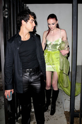 Sophie Turner - Leaving a Halloween Party in LA 10/31/2021